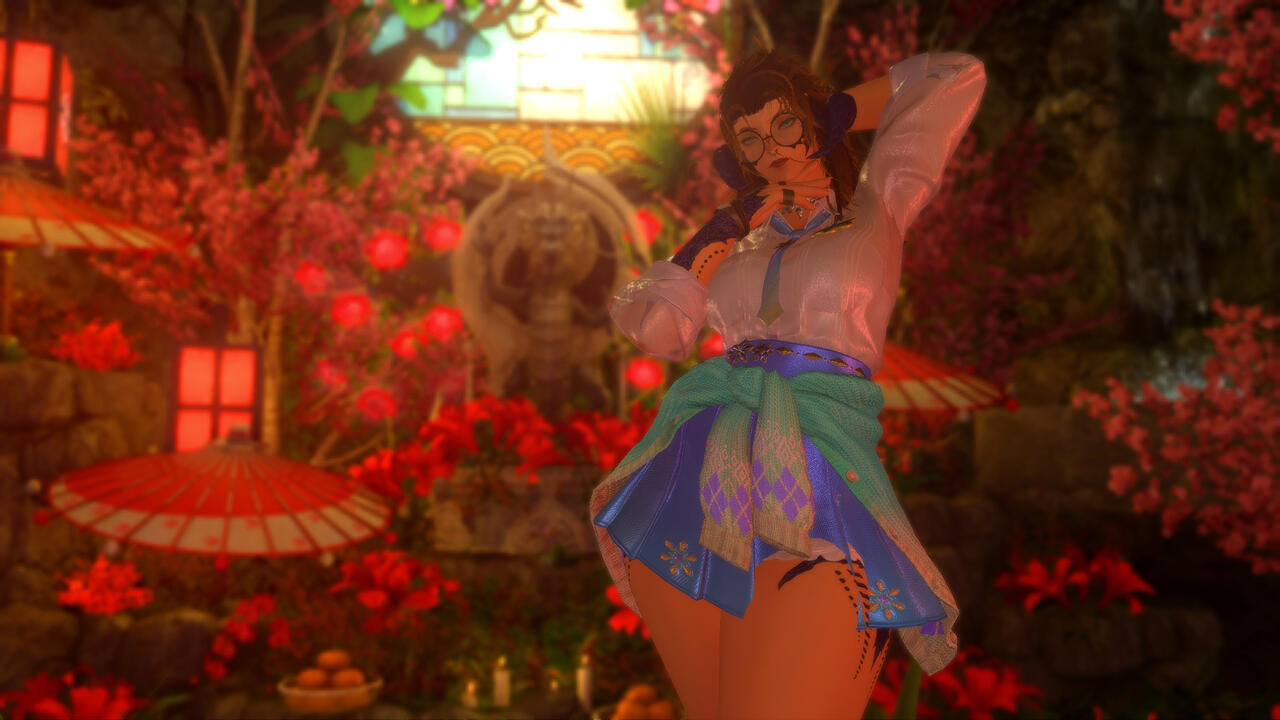 The wonderful proprietress of The Empty Sun, Akii.
